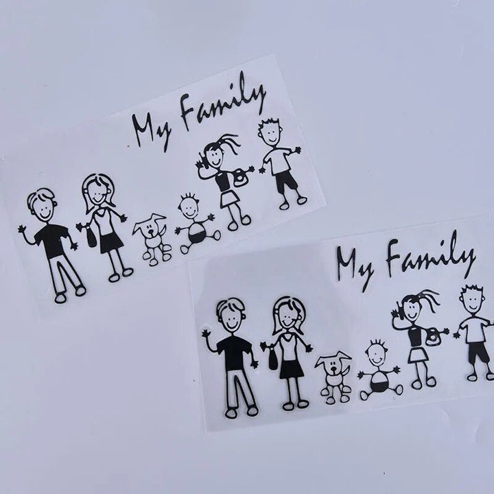 Autocollant pour Voiture My Family - 