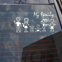 Autocollant pour Voiture My Family - 