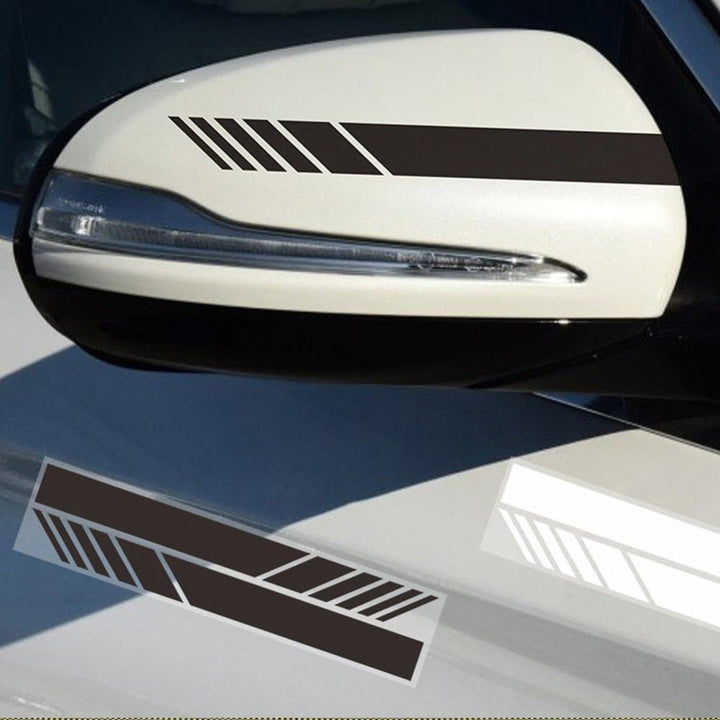 Autocollant Rétroviseur Voiture Bandes Sport - 