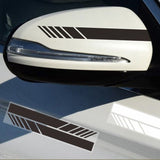 Autocollant Rétroviseur Voiture Bandes Sport - 