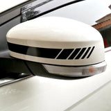 Autocollant Rétroviseur Voiture Bandes Sport - 
