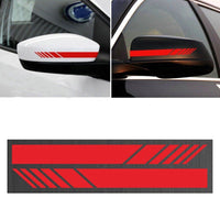 Autocollant Rétroviseur Voiture Bandes Sport - 