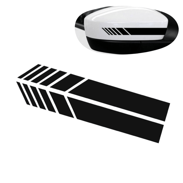 Autocollant Rétroviseur Voiture Bandes Sport - 