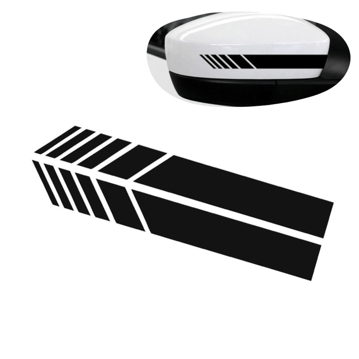 Autocollant Rétroviseur Voiture Bandes Sport - 