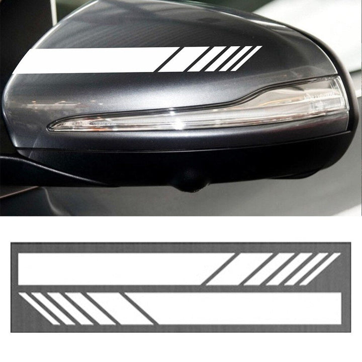 Autocollant Rétroviseur Voiture Bandes Sport - 