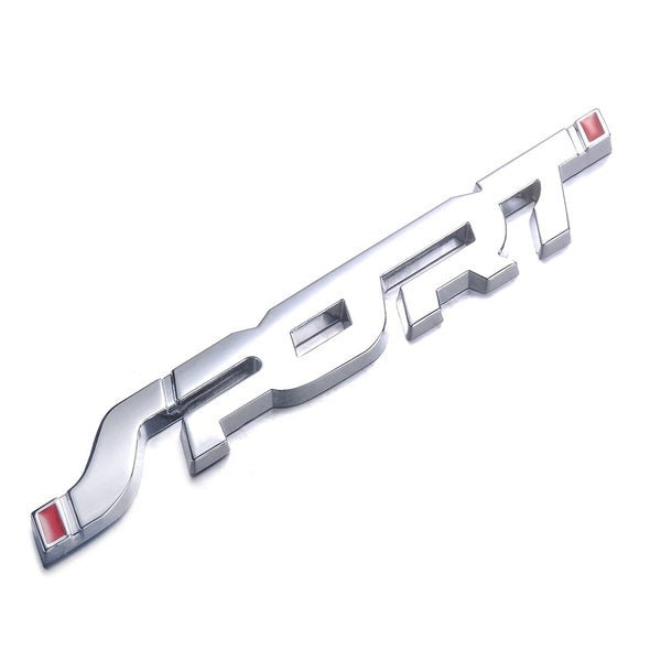Autocollant Voiture Badge Emblème Sport 3D - 0