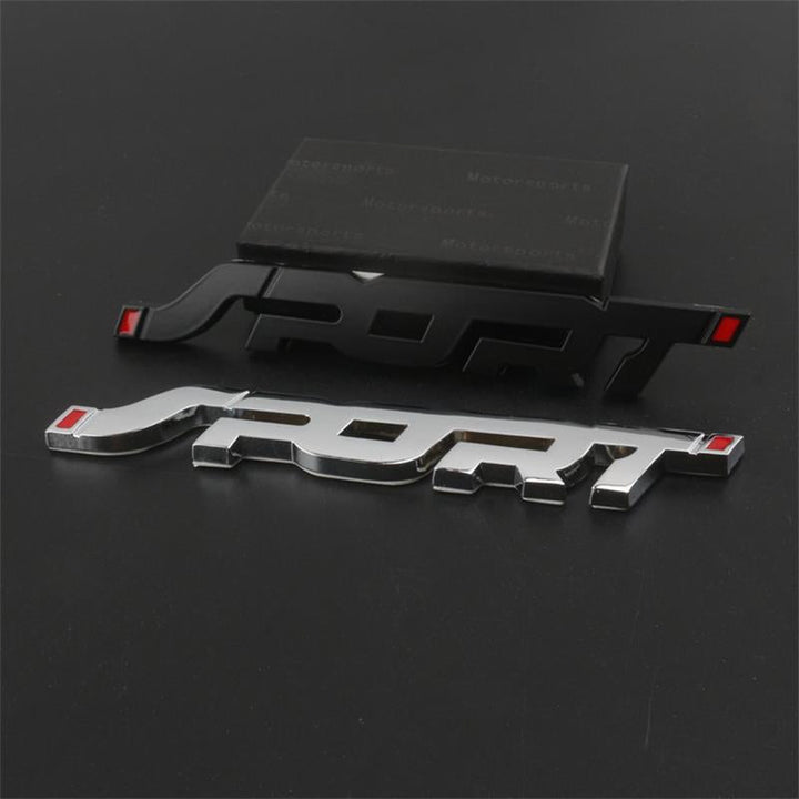 Autocollant Voiture Badge Emblème Sport 3D - 0