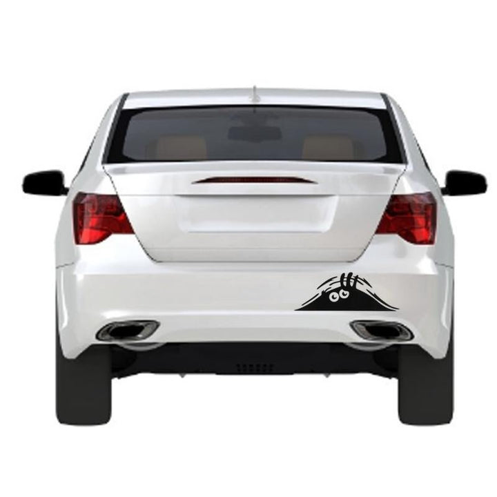 Autocollant Voiture Cartoon Monstre Caché - 0