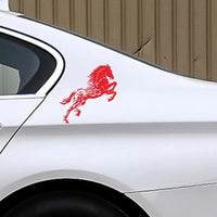 Autocollant Voiture Cheval Enflammé - 