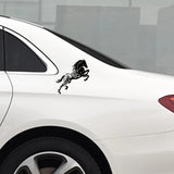 Autocollant Voiture Cheval Enflammé - 