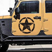 Autocollant Voiture Étoile de l'Armée - 