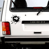 Autocollant Voiture Humour Éclaboussure - 