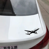 Autocollant Voiture Vol Avion de Ligne - 