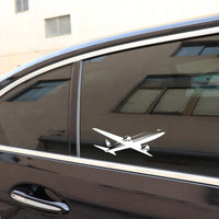 Autocollant Voiture Vol Avion de Ligne - 
