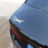 Autocollant Voiture Vol Avion de Ligne - 