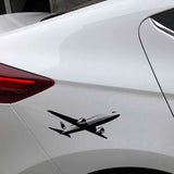 Autocollant Voiture Vol Avion de Ligne - 