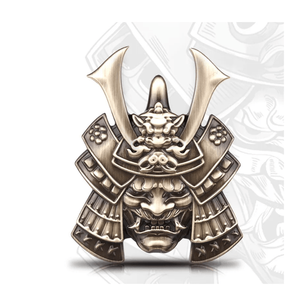 Autocollants Japonais Voiture Badge Menpo Samouraï - 