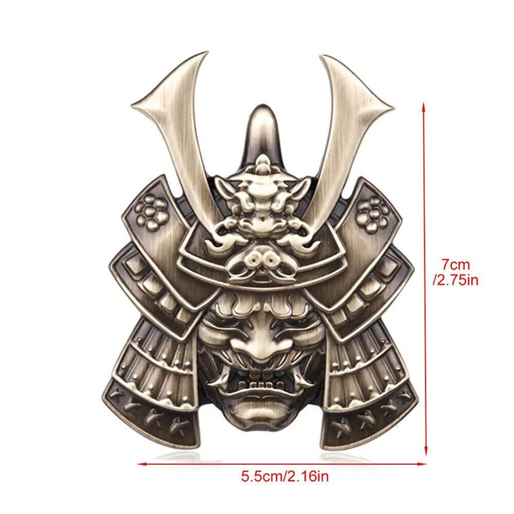 Autocollants Japonais Voiture Badge Menpo Samouraï - 