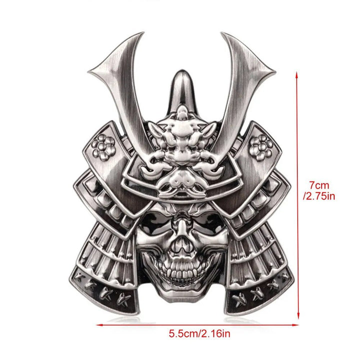 Autocollants Japonais Voiture Badge Menpo Samouraï - 