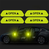 Autocollants Réfléchissants Porte Voiture Lumineux - 0