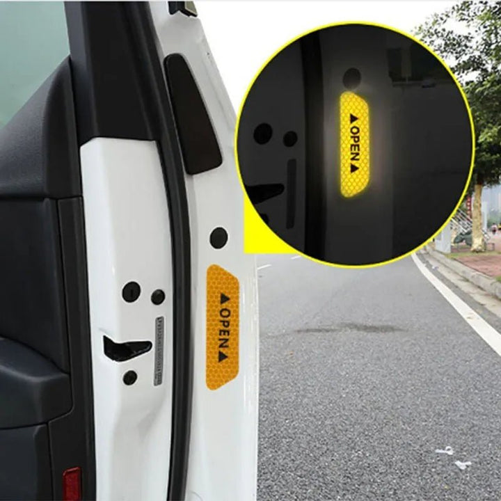 Autocollants Réfléchissants Porte Voiture Lumineux - 0
