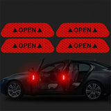 Autocollants Réfléchissants Porte Voiture Lumineux - 0
