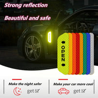 Autocollants Réfléchissants Porte Voiture Lumineux - 0