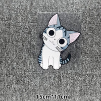 Autocollants Voiture Chats Mignons Cartoon - 
