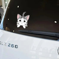 Autocollants Voiture Chats Mignons Cartoon - 