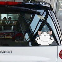 Autocollants Voiture Chats Mignons Cartoon - 
