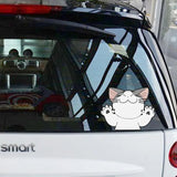 Autocollants Voiture Chats Mignons Cartoon - 
