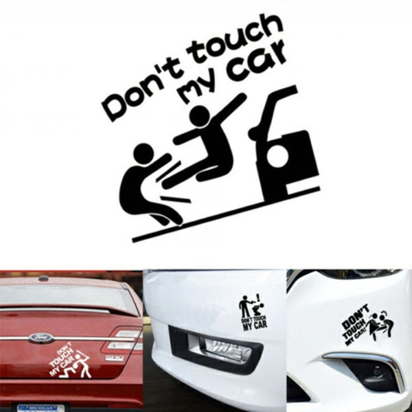 Autocollants Voiture Don't Touch My Car - 0