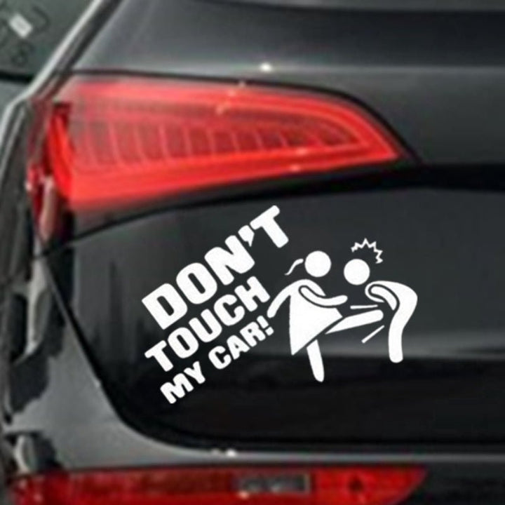 Autocollants Voiture Don't Touch My Car - 0