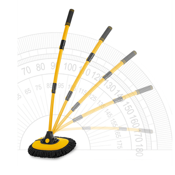 Balai Brosse Incurvé de Nettoyage en Tissu Chenille - 