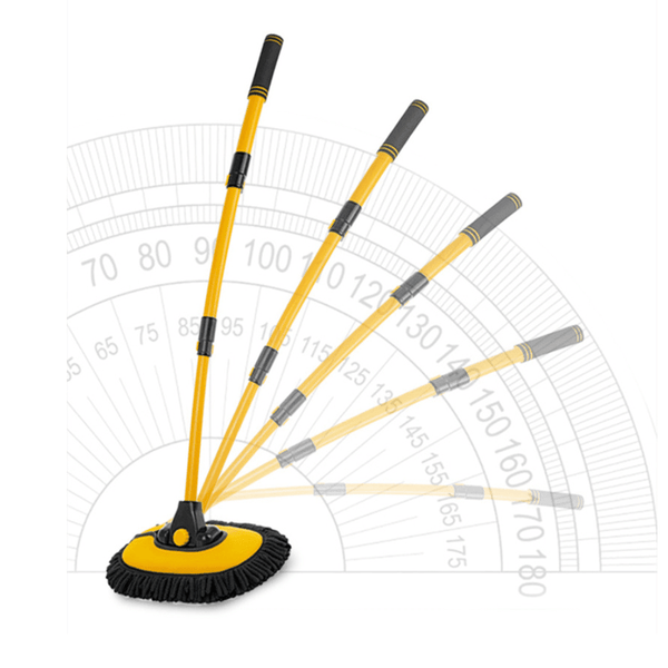 Balai Brosse Incurvé de Nettoyage en Tissu Chenille - 