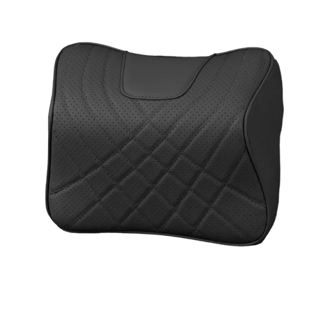 Coussin Appui Tête Voiture Soutien Nuque Ergonomique Cuir PU