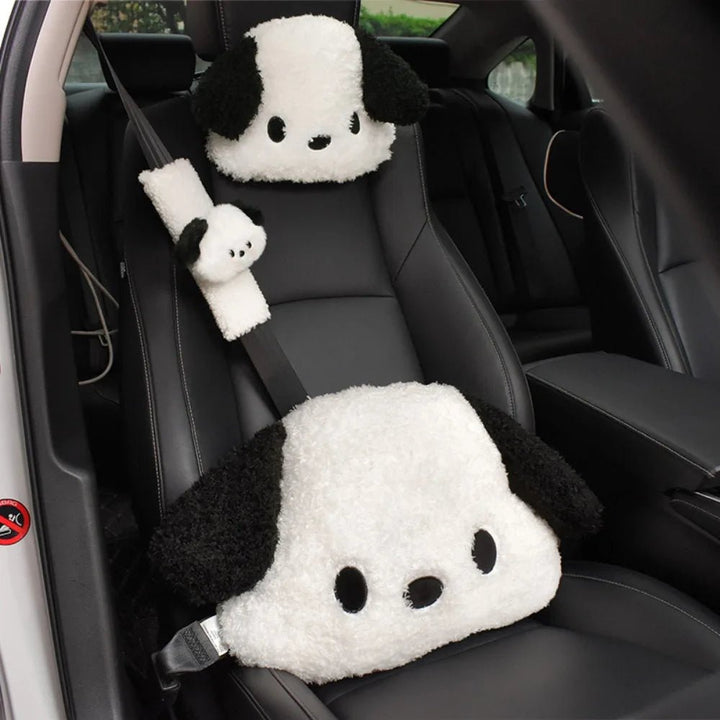 Coussin Chien Voiture Oreiller Cervical - 