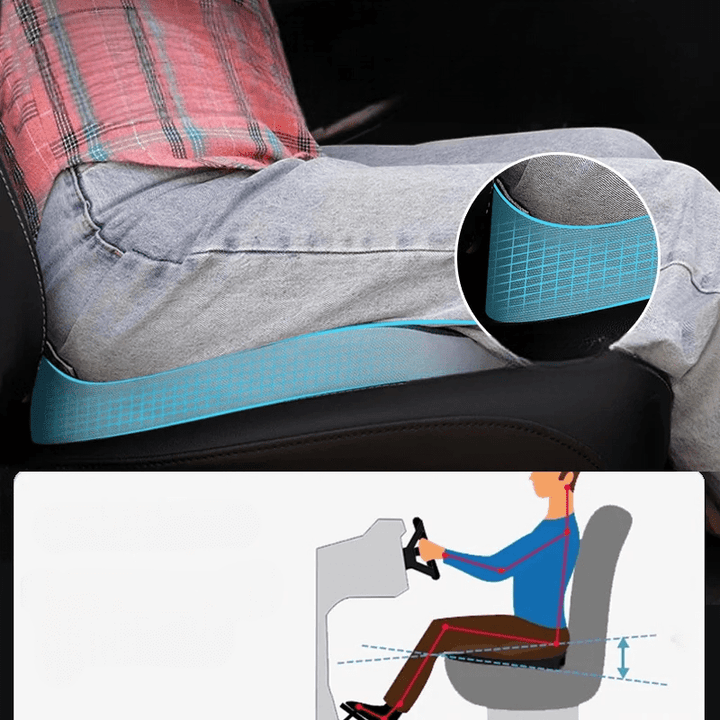 Coussin d'Assise Antidérapant pour Siège Auto - 