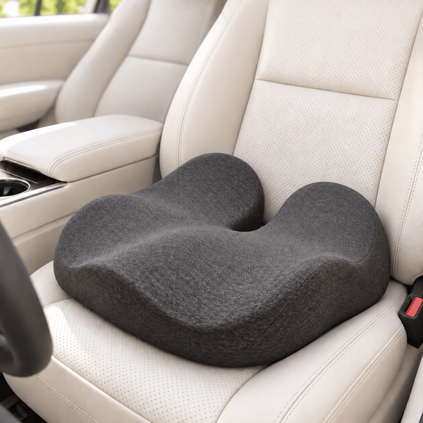 Coussin d’Assise Voiture Anti-Sciatique à Mémoire de Forme -