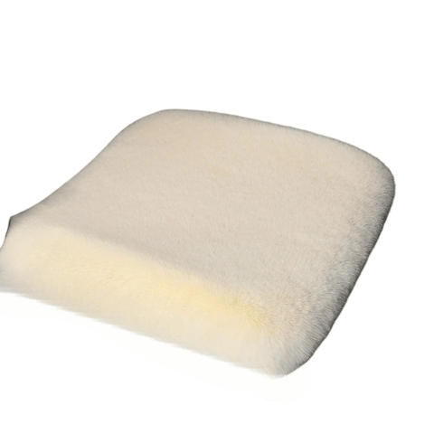 Coussin de Siège en Fourrure Douce et Moelleuse