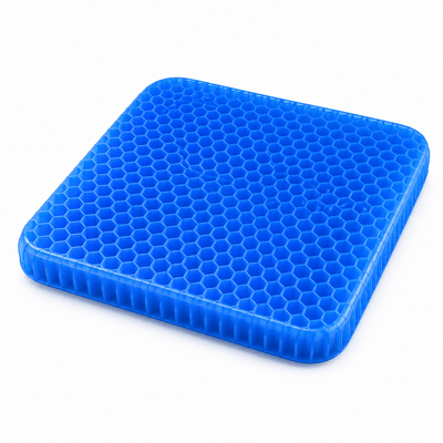 Coussin de Siège Voiture en Gel Respirant Nid d’Abeille