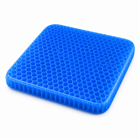 Coussin de Siège Voiture en Gel Respirant Nid d’Abeille