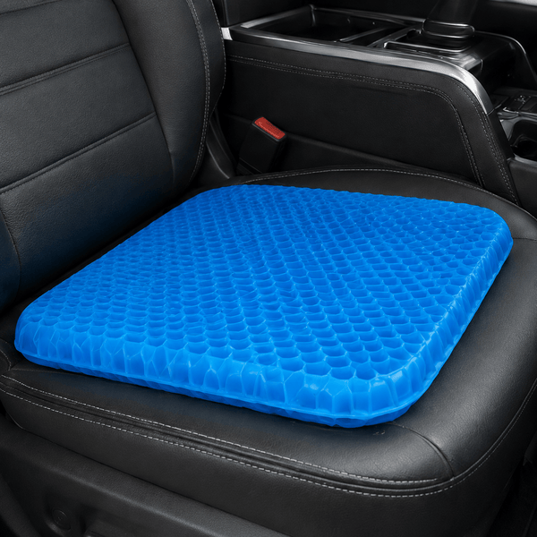 Coussin de Siège Voiture en Gel Respirant Nid d’Abeille -