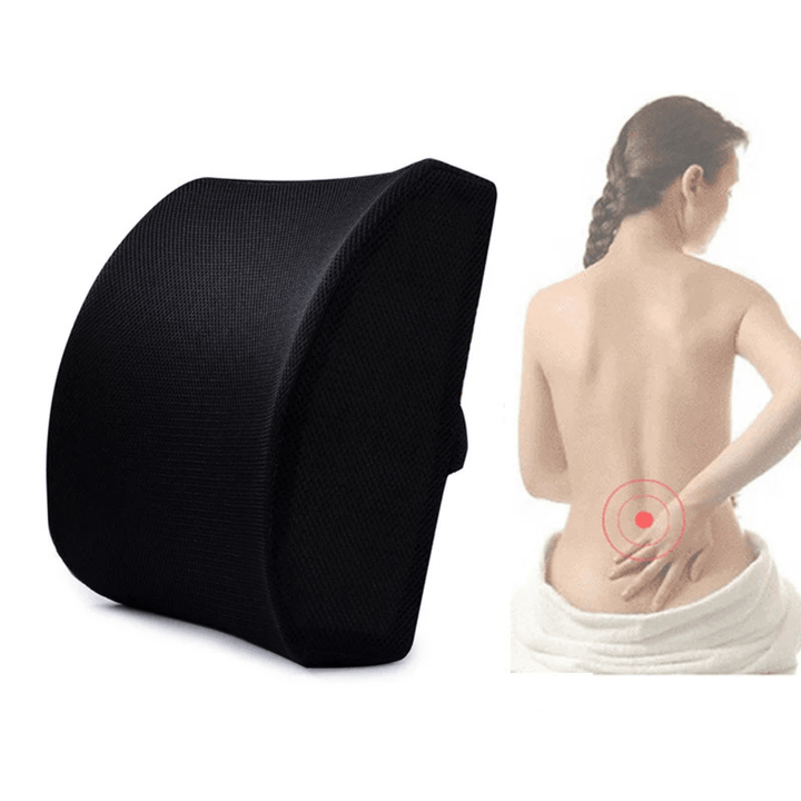 Coussin de Soutien Lombaire Voiture Mousse Mémoire Appui Dos - 0