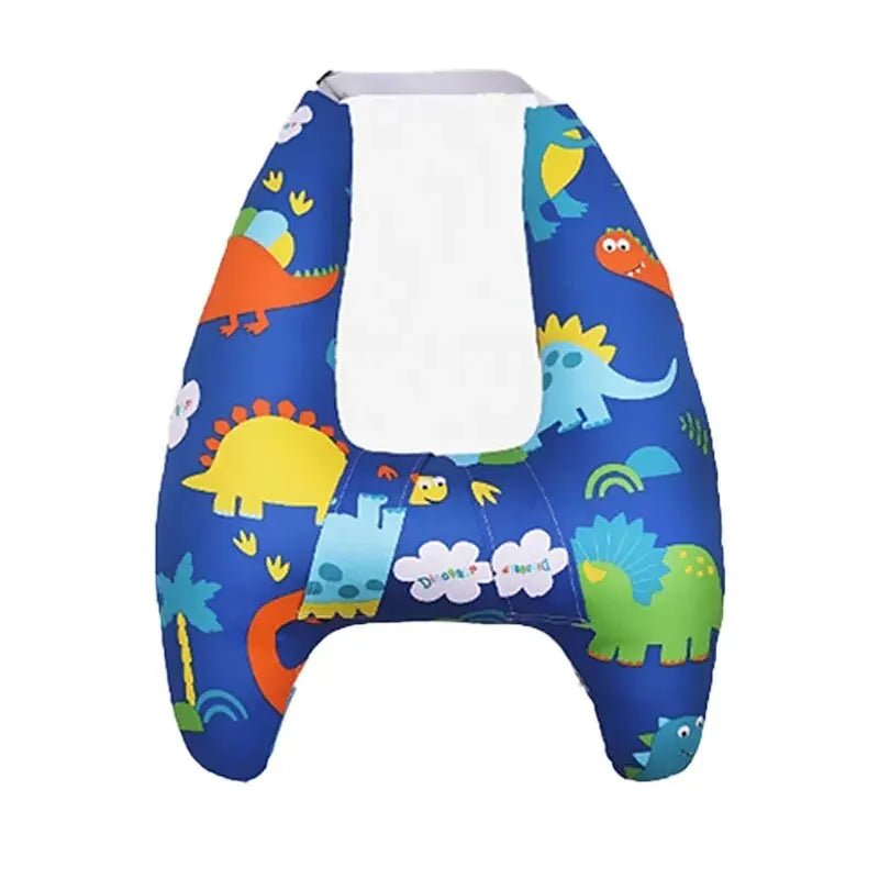 Coussin De Cou Pour Enfants En Voiture - Forme En H, Tissu Respirant Et Doux - Réglable, Avec Sangle De Sécurité - Pour Voyages, Siestes En Route