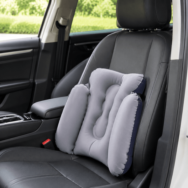 Coussin Lombaire Gonflable Confort Voiture et Voyage -