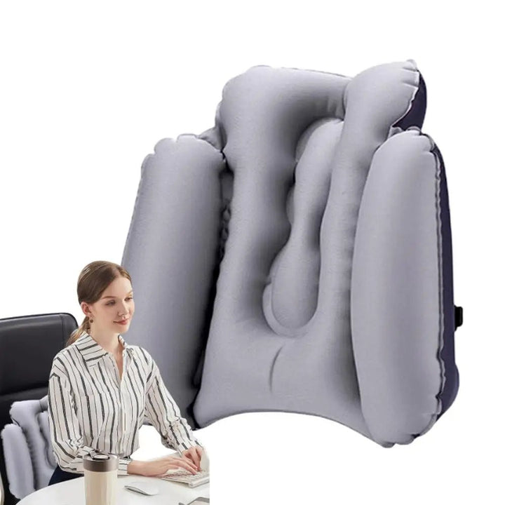 Coussin Lombaire Gonflable Confort Voyage - 