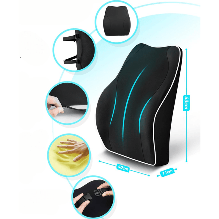 Coussin Lombaire pour Voiture Support Dorsal - 