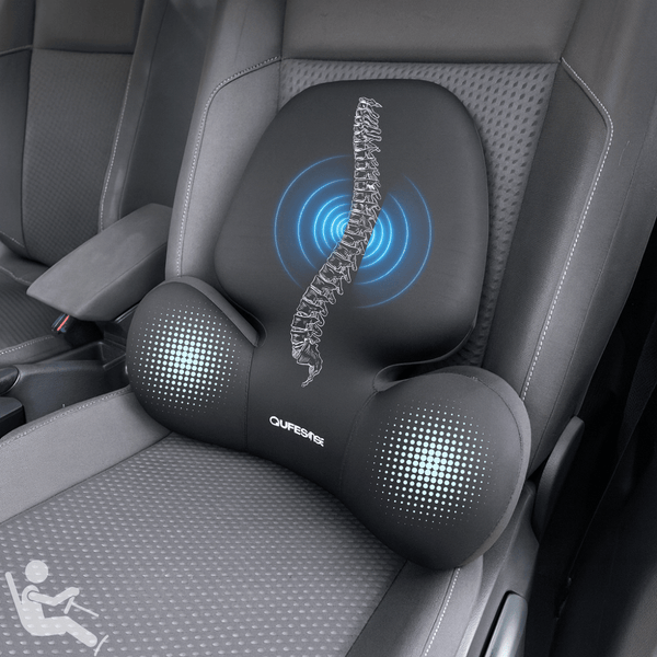 Coussin Lombaire Voiture 3D Soutien Ergonomique Intégral du Dos - 