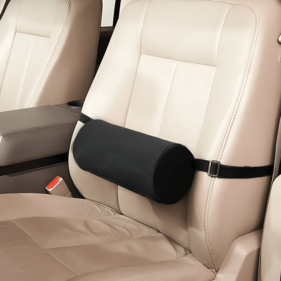 Coussin Lombaire Voiture Cylindrique Soutien Ciblé du Dos - 